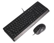 Комплект (клавіатура, миша) A4Tech F1512 Black