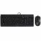 Комплект (клавіатура, миша) A4Tech F1512 Black