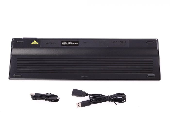 Клавіатура бездротова A4Tech FBX50C Grey
