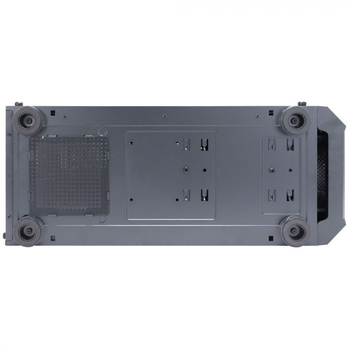 Корпус 1stPlayer FD5-M-BK-4F1 Black без БЖ