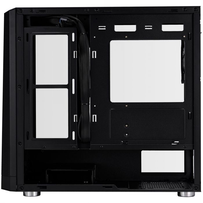 Корпус 1stPlayer FD5-M-BK-4F1 Black без БЖ