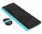 Комплект (клавіатура, миша) бездротовий A4Tech FG1010 Black/Blue