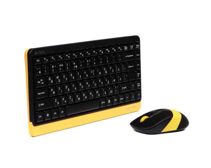 Комплект (клавіатура, миша) бездротовий A4Tech FG1110 Bumblebee USB