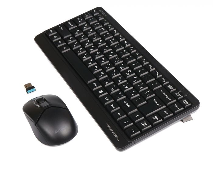 Комплект (клавіатура, миша) бездротовий A4Tech FG1112 Black