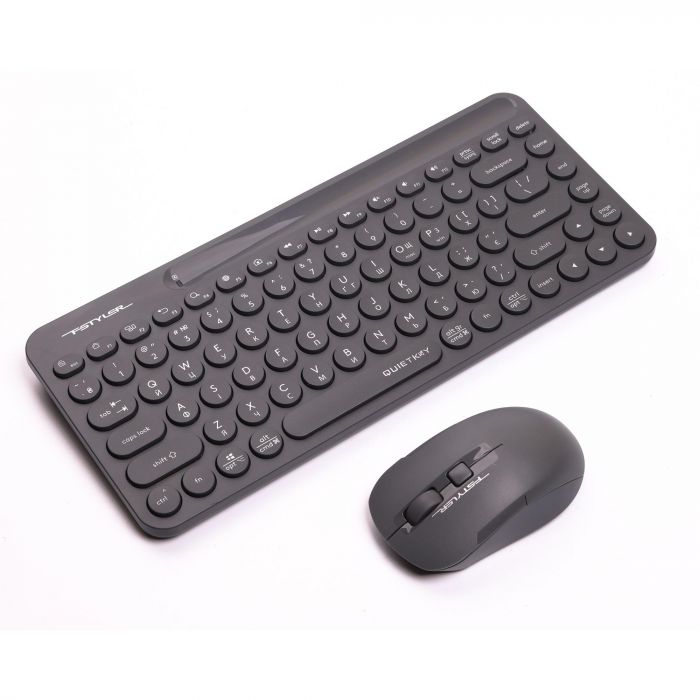 Комплект (клавіатура, миша) бездротовий A4Tech FG3200 Air2 Grey