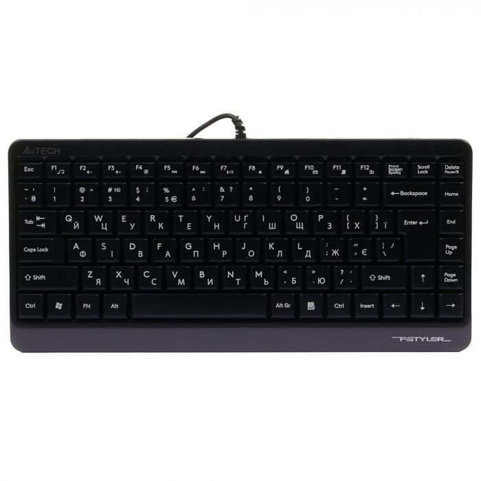 Клавіатура A4Tech FK11 Ukr Grey