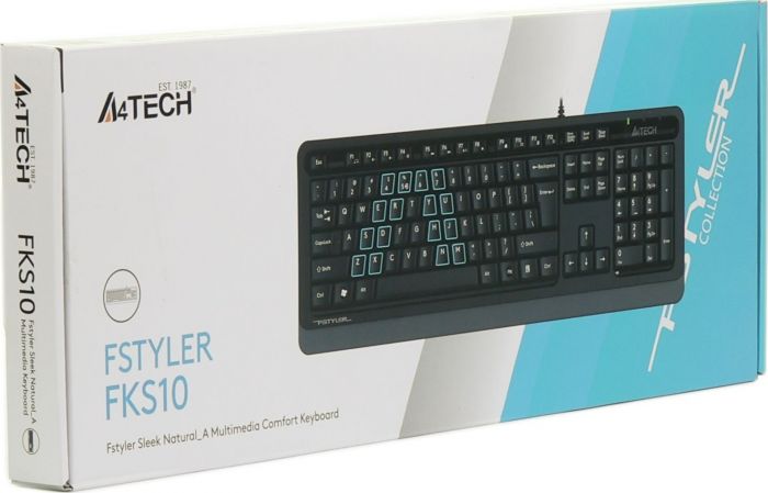 Клавіатура A4Tech Fstyler FKS10 Grey