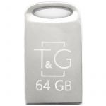 Флеш-накопичувач USB 64GB T&G 105 Metal Series Silver (TG105-64G)
