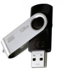 Флеш-накопичувач USB2.0 128GB Goodram UTS2 (Twister) Black (UTS2-1280K0R11)