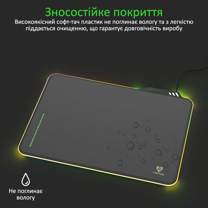 Ігрова поверхня Vertux Fluxpad Black