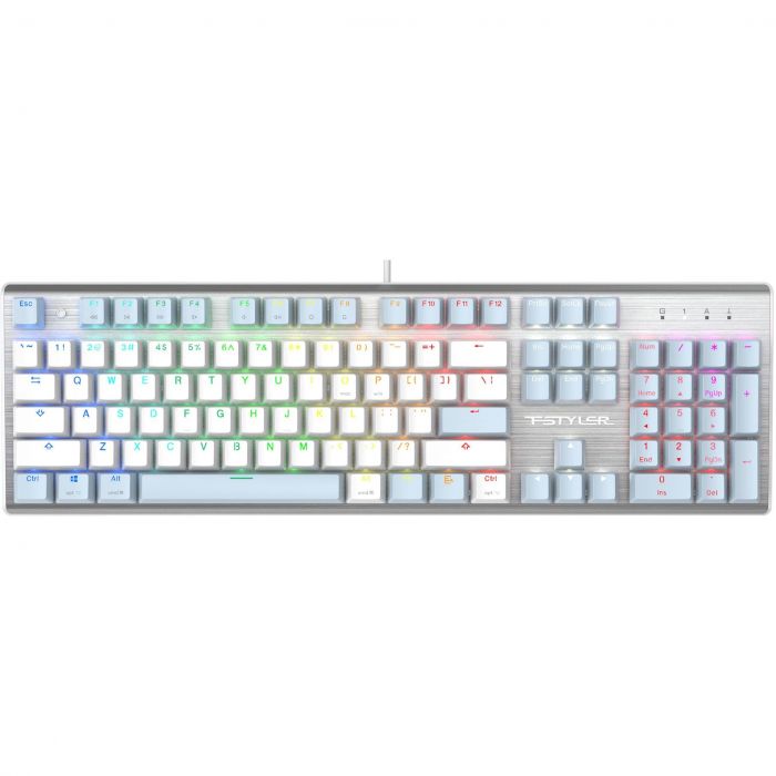 Клавіатура A4Tech Fstyler FS100 Icy Blue