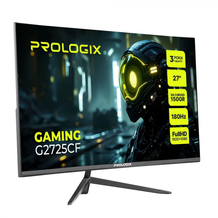 Монітор Prologix Gaming 27" G2725CF VA Black Curved 180Hz
