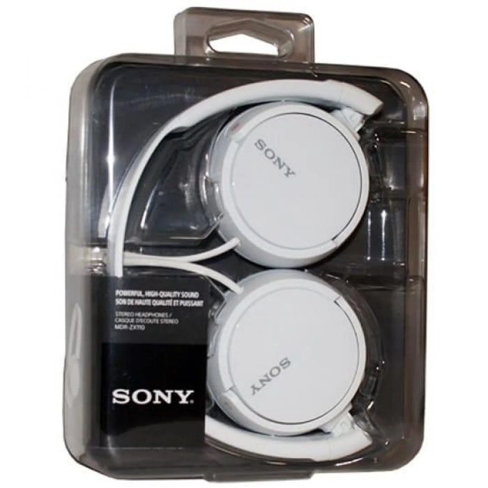 Гарнітура Sony MDR-ZX110AP White (MDRZX110APW.CE7)