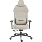 Крісло для геймерів GamePro GC760LG Fabric Light Gray