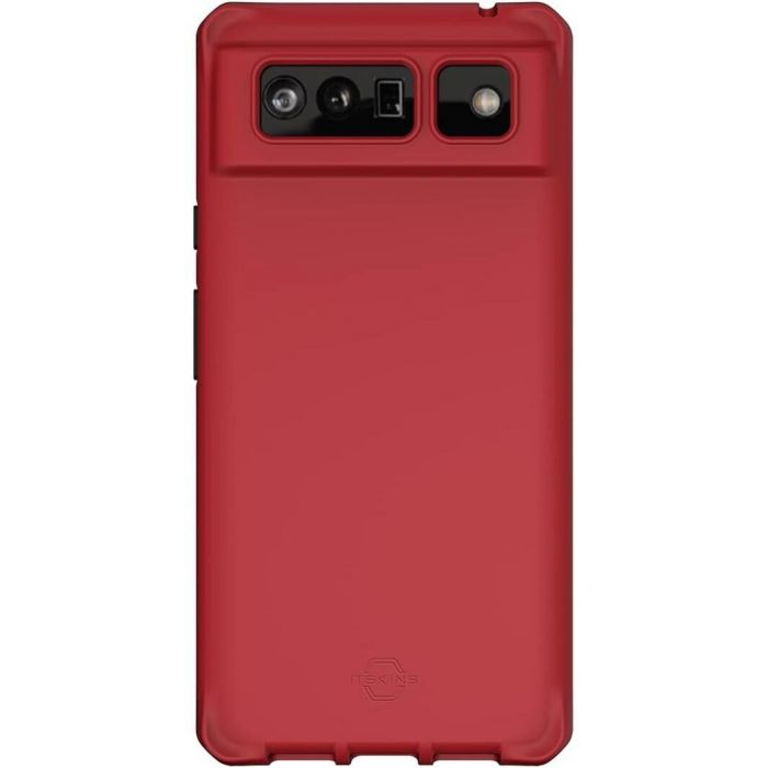 Чохол-накладка ItSkins Hybrid Silk для Google Pixel 6 Red (GGP6-HBURN-CHRD)