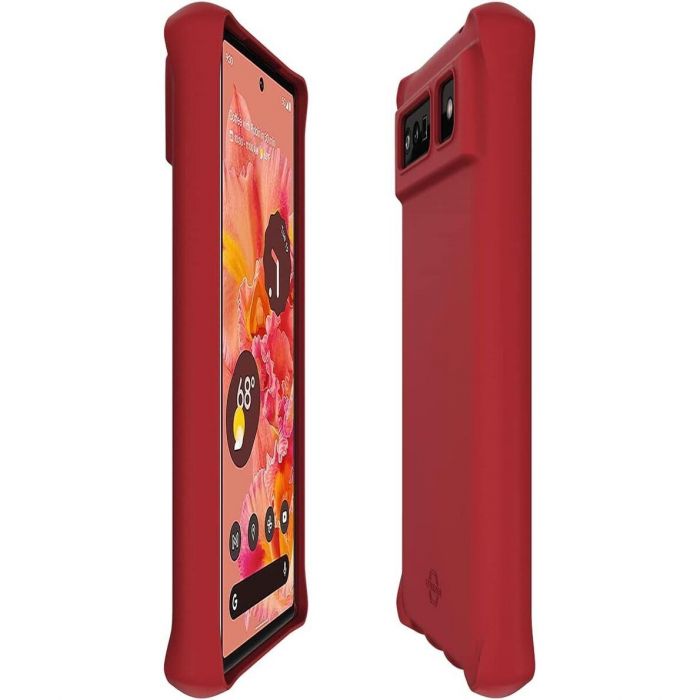 Чохол-накладка ItSkins Hybrid Silk для Google Pixel 6 Red (GGP6-HBURN-CHRD)