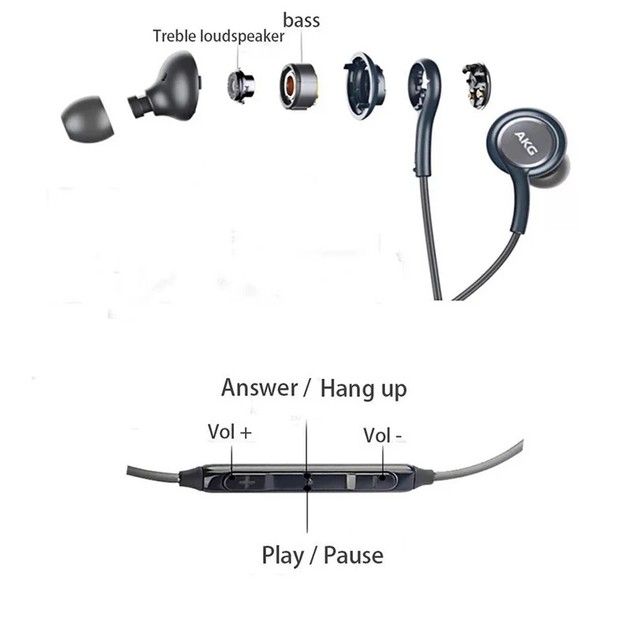 Гарнітура Samsung EO-IG955 Tuned by AKG Black (GH59-14744A-OEM)