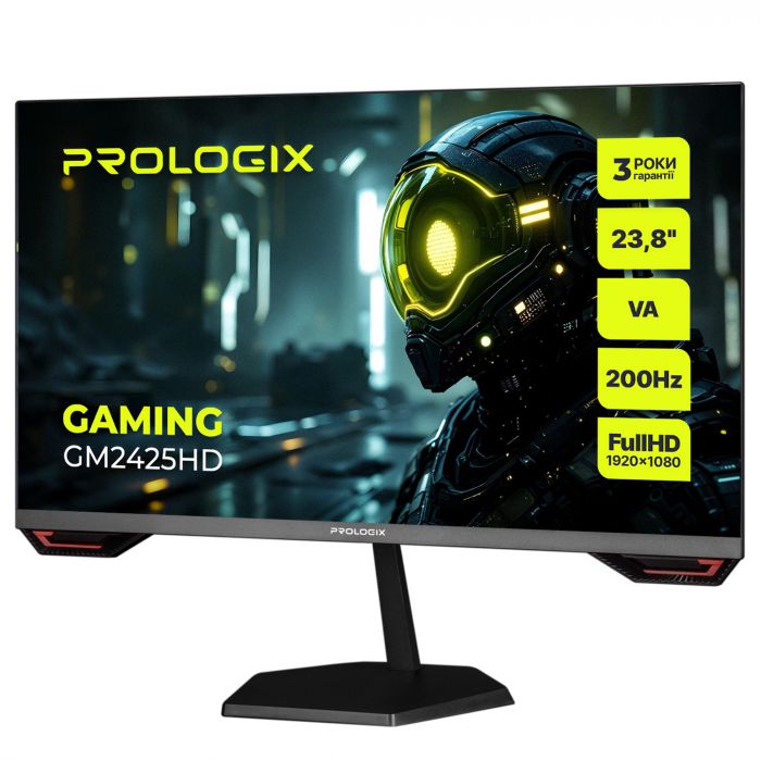 Монітор Prologix Gaming 23.8" GM2425HD VA Black 200Hz