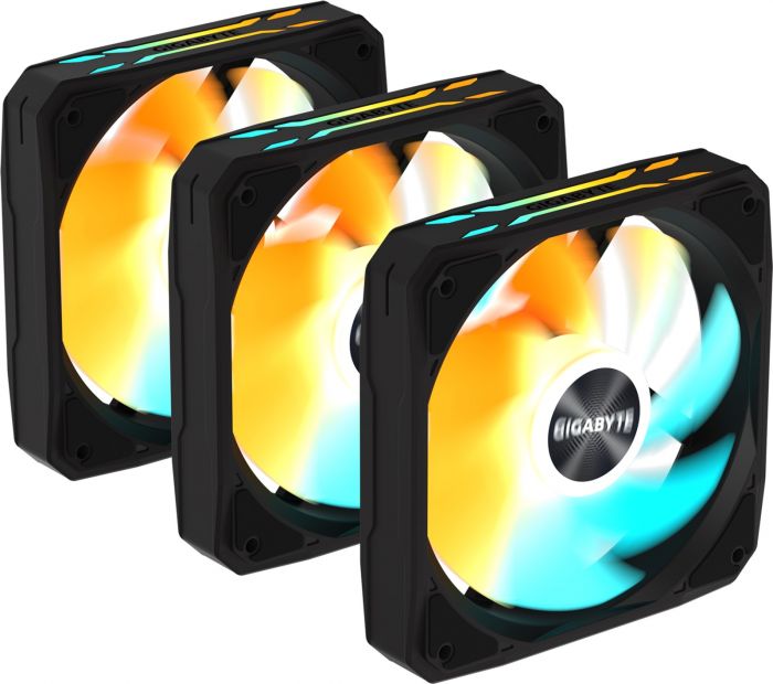 Вентилятор Gigabyte EZ Chain Fan 120 3-Pack Black (GP-GBT EZFAN1203)