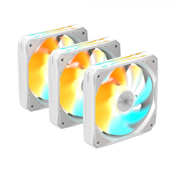 Вентилятор Gigabyte EZ Chain Fan 120 Ice 3-Pack White (GP-GBT EZFAN1203 ICE)