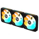 Вентилятор Gigabyte EZ Chain RVS Fan 120 3-Pack Black (GP-GBT EZRVSFAN1203)