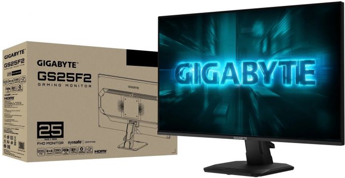 Монітор Gigabyte 24.5" Gaming GS25F2A IPS Black 240Hz