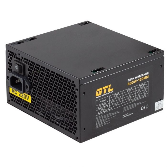 Блок живлення GTL Gaming Star (GTLGS600BK) 600W
