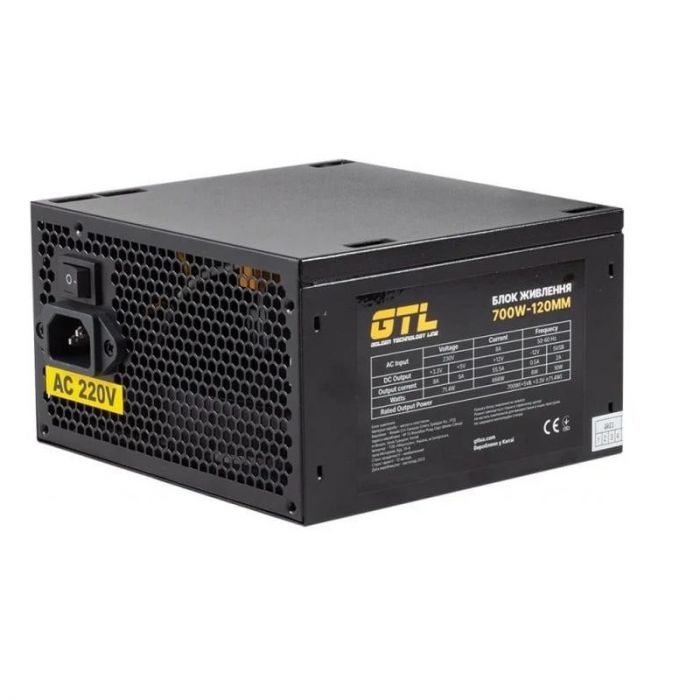 Блок живлення GTL Gaming Star (GTLGS700BK) 700W