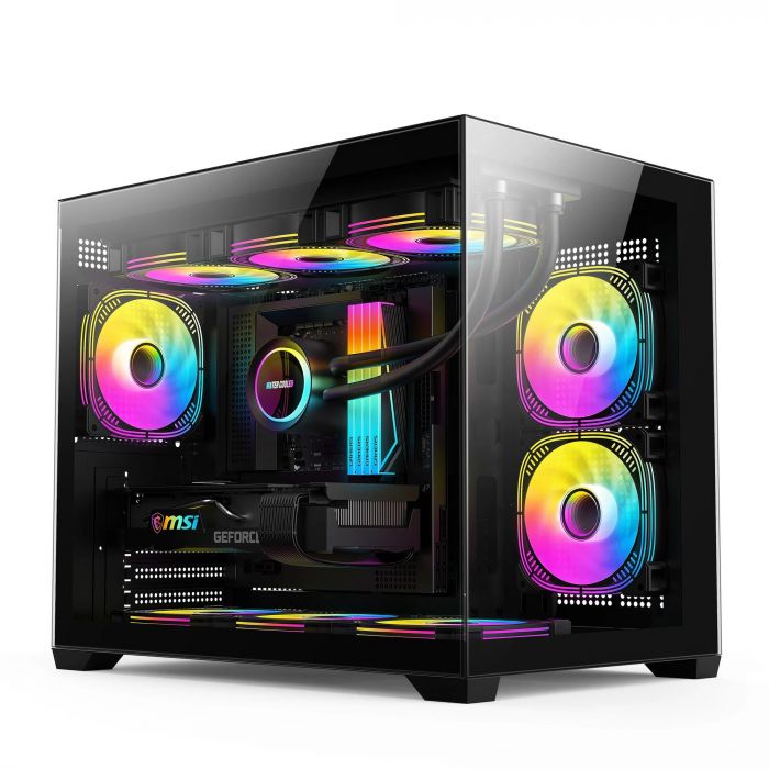 Корпус GTL Gaming Abyss Black (GTLN285M) без БЖ