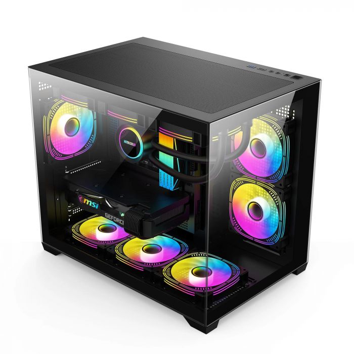 Корпус GTL Gaming Abyss Black (GTLN285M) без БЖ