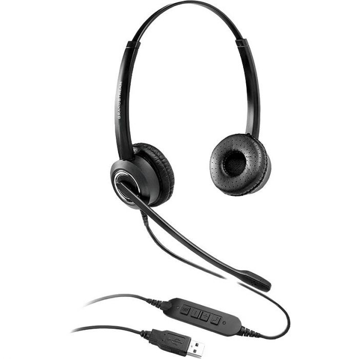 Гарнітура Grandstream GUV3000 USB 2.0 (HD звук, шумопридушення, регулятор гучності, для IP-телефонії)