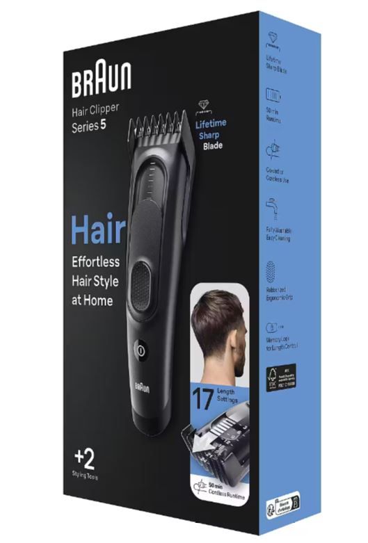 Машинка для стрижки Braun Hair Clip HC 5330