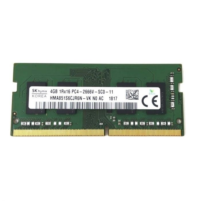 Модуль пам`ятi SO-DIMM DDR4 4GB/2666 Hynix (HMA851S6CJR6N-VK)