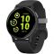 Смарт-годинник Garmin Vivoactive 5 Slate Aluminum Bezel with Black Case and Silicone Band (010-02862-5A)