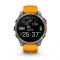 Смарт-годинник Garmin Fenix 8 47mm AMOLED Sapphire Graphite DLC Titanium with Spark Orange Silicone (010-02904-19)