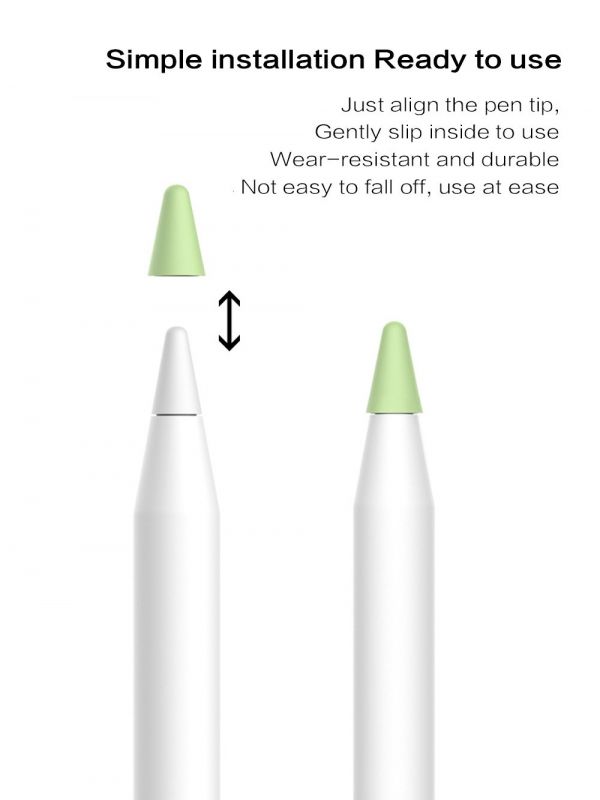 Чохол TPU Goojodoq для наконечника стилуса Apple Pencil (1-2 покоління) (8шт) Red (1005001835985075R)