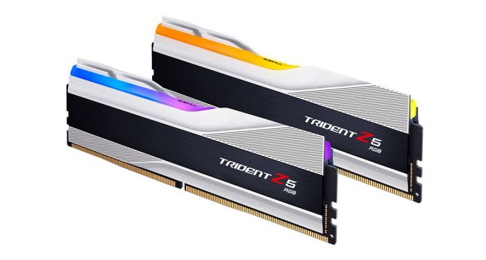 Модуль пам`ятi DDR5 2x16GB/8000 G.Skill Trident Z5 RGB Silver (F5-8000J3848H16GX2-TZ5RS)