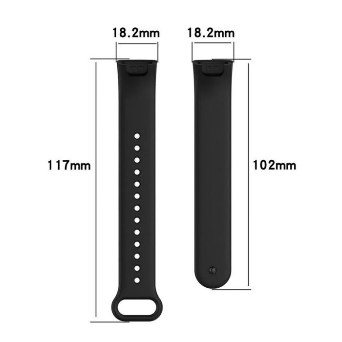 Силіконовий ремінець BeCover для Xiaomi Redmi Smart Band Pro Black (707168)