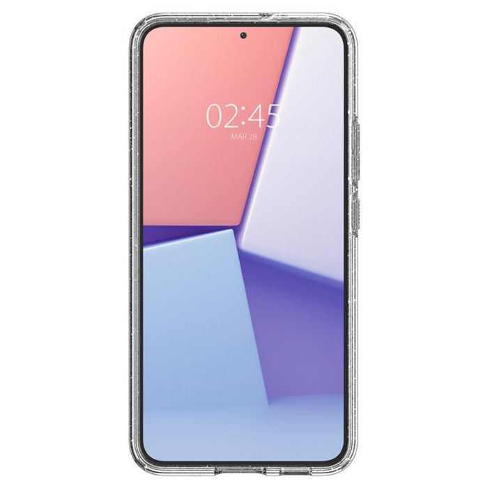 Чохол-накладка Spigen Liquid Crystal Glitter для Samsung Galaxy S22 SM-S901 Crystal Quartz (ACS03985)