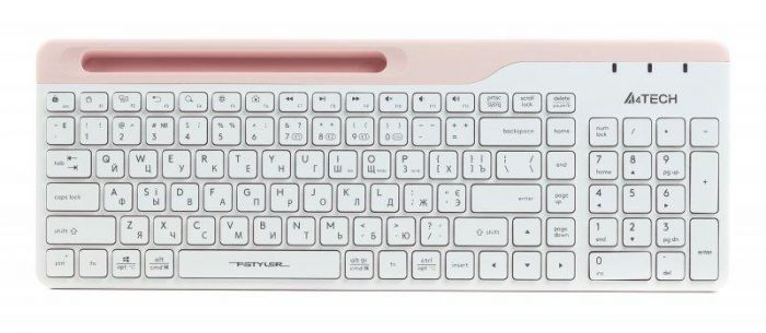 Клавіатура бездротова A4Tech Fstyler FBK25 White 