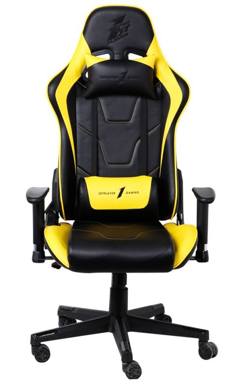 Крісло для геймерів 1stPlayer FK2 Black-Yellow