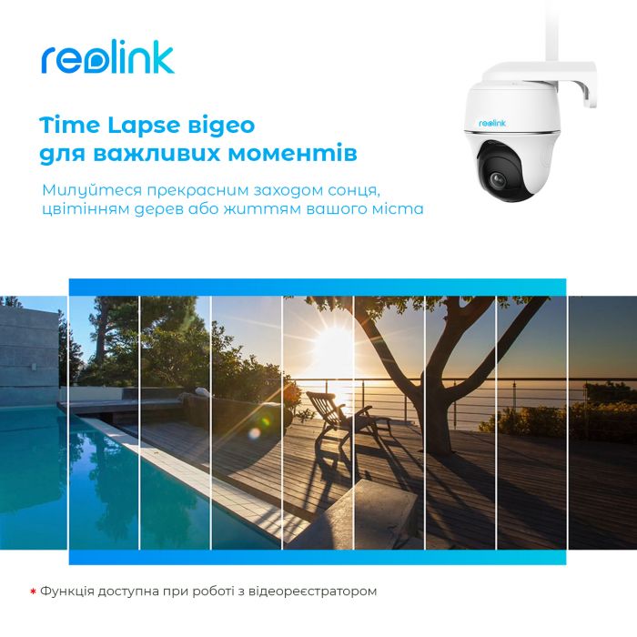 IP-камера Reolink Go PT Plus без сонячної панелі