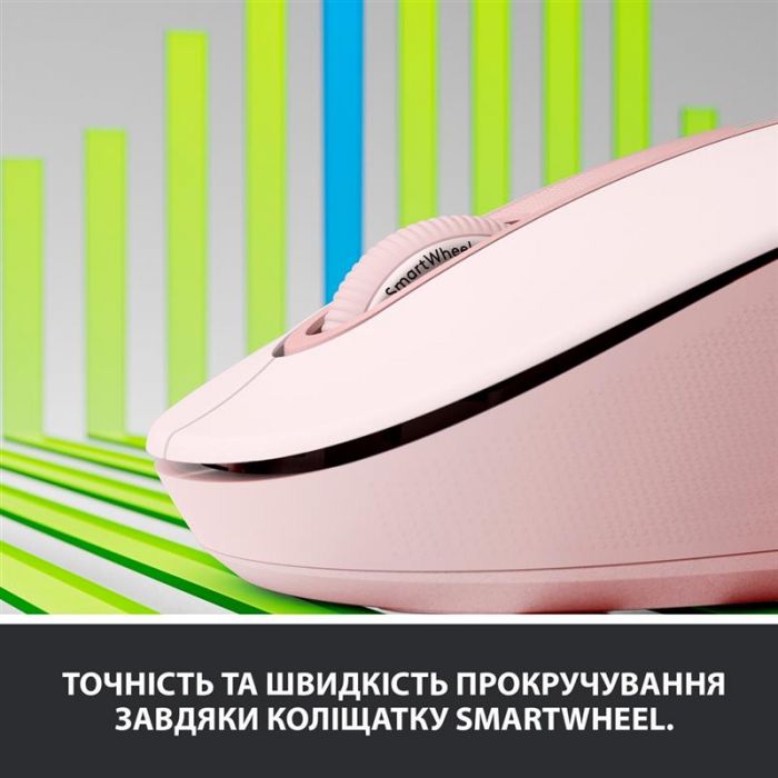 Миша бездротова Logitech Signature M650 L Rose (910-006237)