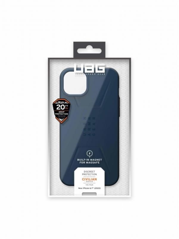 Чохол-накладка Urban Armor Gear Civilian Magsafe для Apple iPhone 14 Plus Mallard (114037115555)