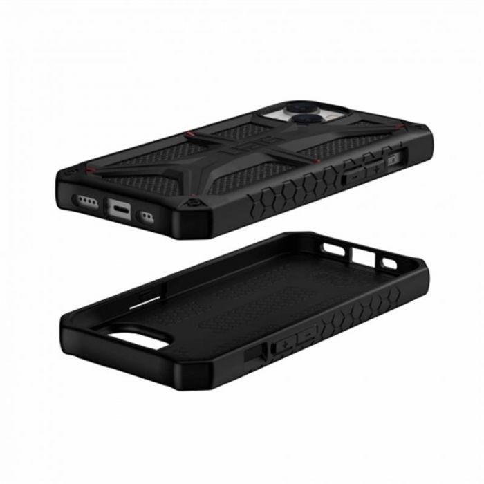 Чохол-накладка Urban Armor Gear Monarch для Apple iPhone 14 Kevlar Black (114032113940)