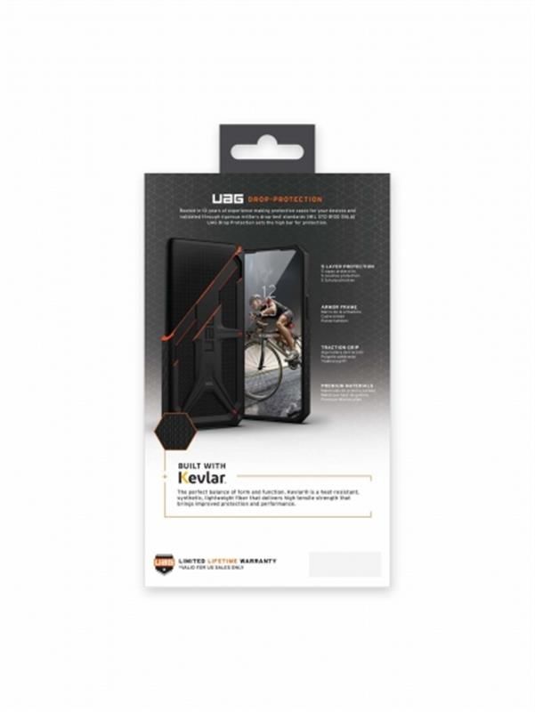 Чохол-накладка Urban Armor Gear Monarch для Apple iPhone 14 Plus/15 Plus Kevlar Black (114033113940)
