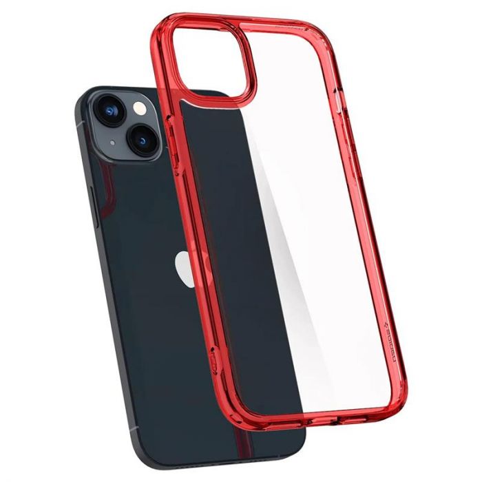 Чохол-накладка Spigen Ultra Hybrid для Apple iPhone 14 Red Crystal (ACS05042)
