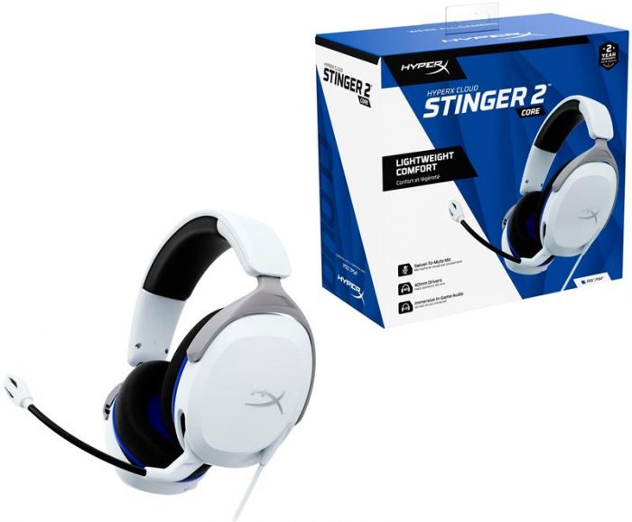 Гарнiтура HyperX Cloud Stinger 2 для PS5/PS4 White (6H9B5AA)