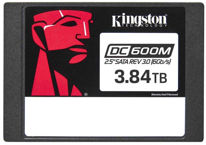 Накопичувач SSD  3.84TB Kingston SSD DC600M 2.5" SATAIII 3D TLC (SEDC600M/3840G)