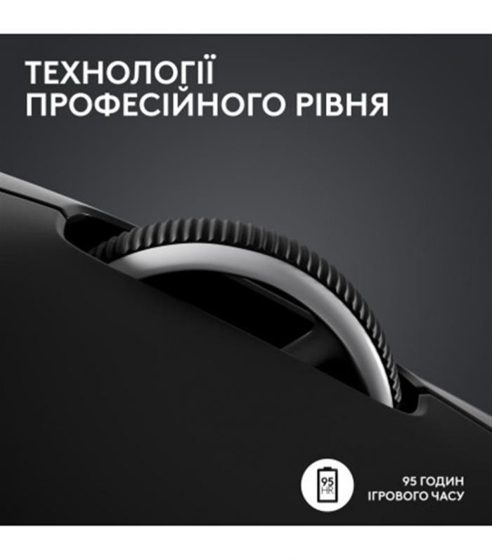 Миша бездротова Logitech G Pro X Superlight 2 Black (910-006630)